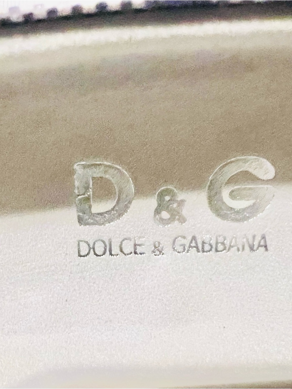 D&G Purple, Silver and White Men's Sunglasses - Dolce & Gabbana Logo Case